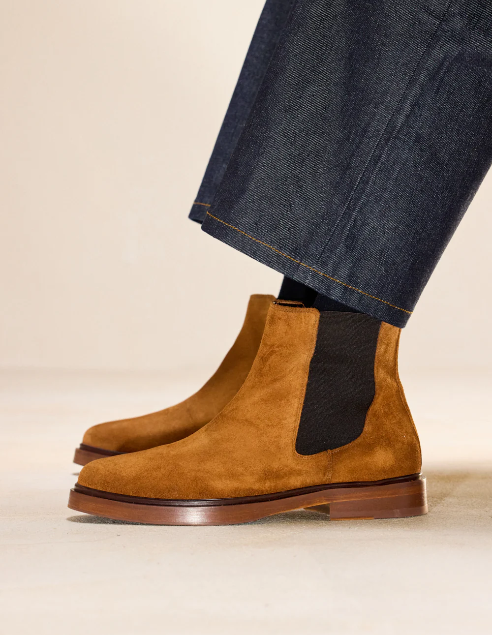 Bottines Nicolas - Suède marron - Image 4