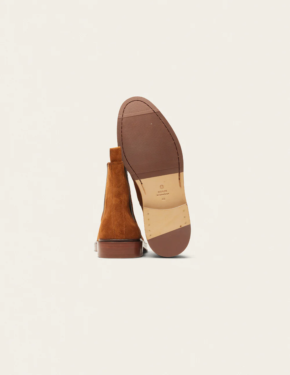 Bottines Nicolas - Suède marron - Image 5