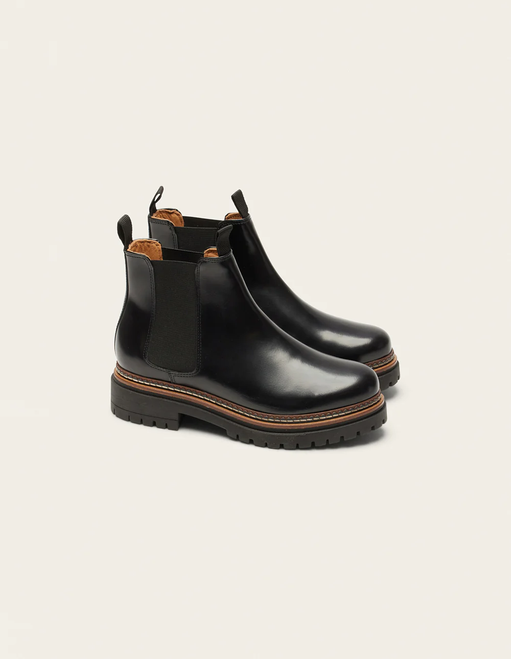 Bottines Pernille - Cuir box noir - Image 2