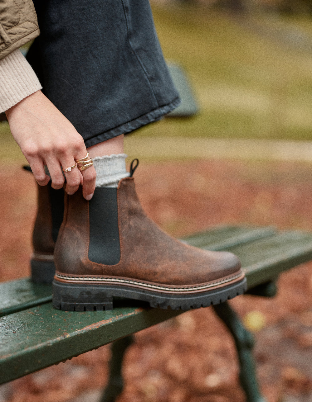Bottines Pernille - Suède huilé marron - Image 6