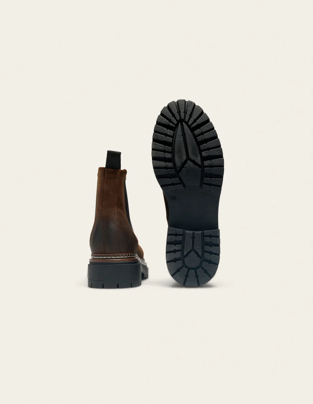 Bottines Pernille - Suède huilé marron - Image 7