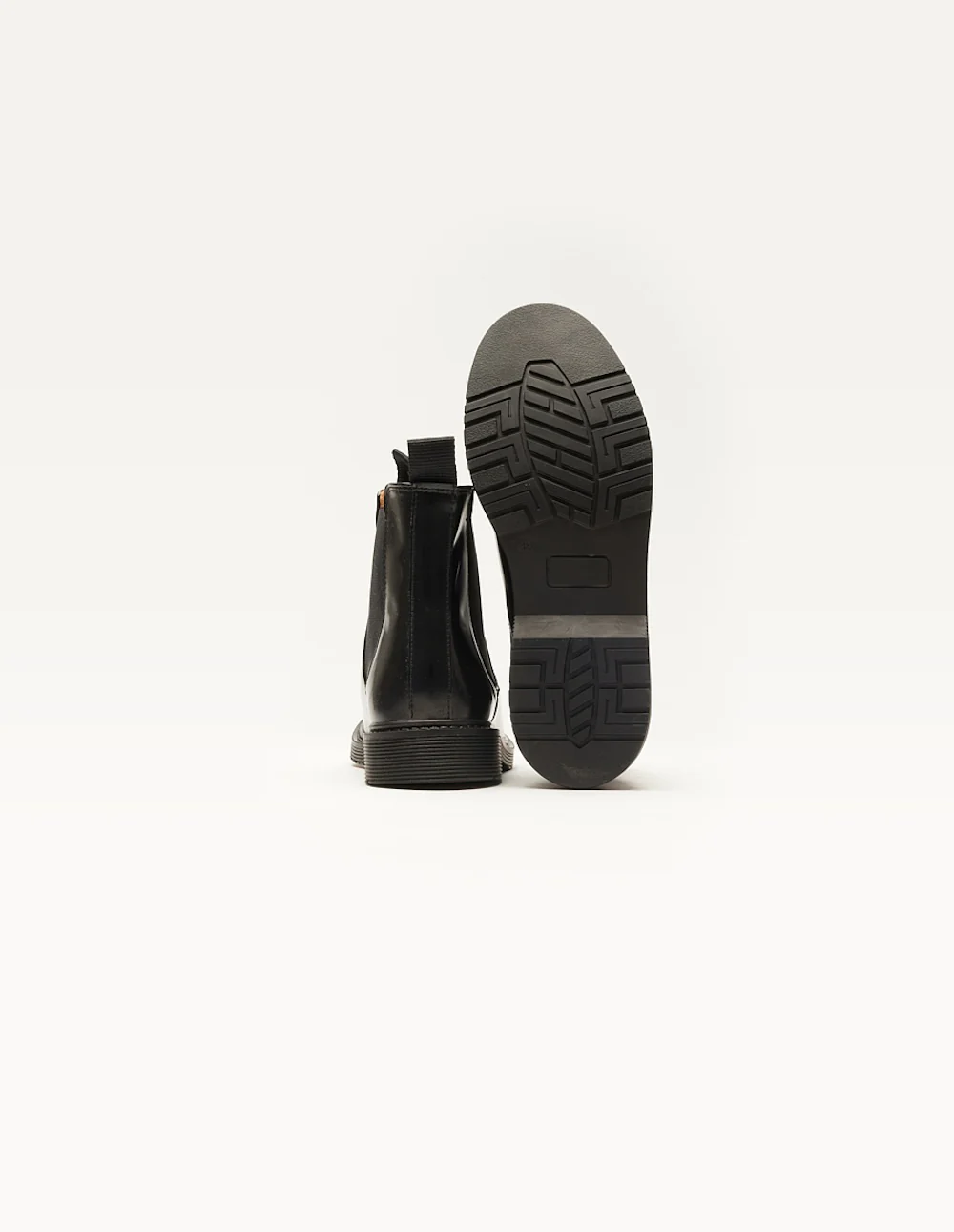 Bottines plates Marielle - Cuir box noir - Image 3