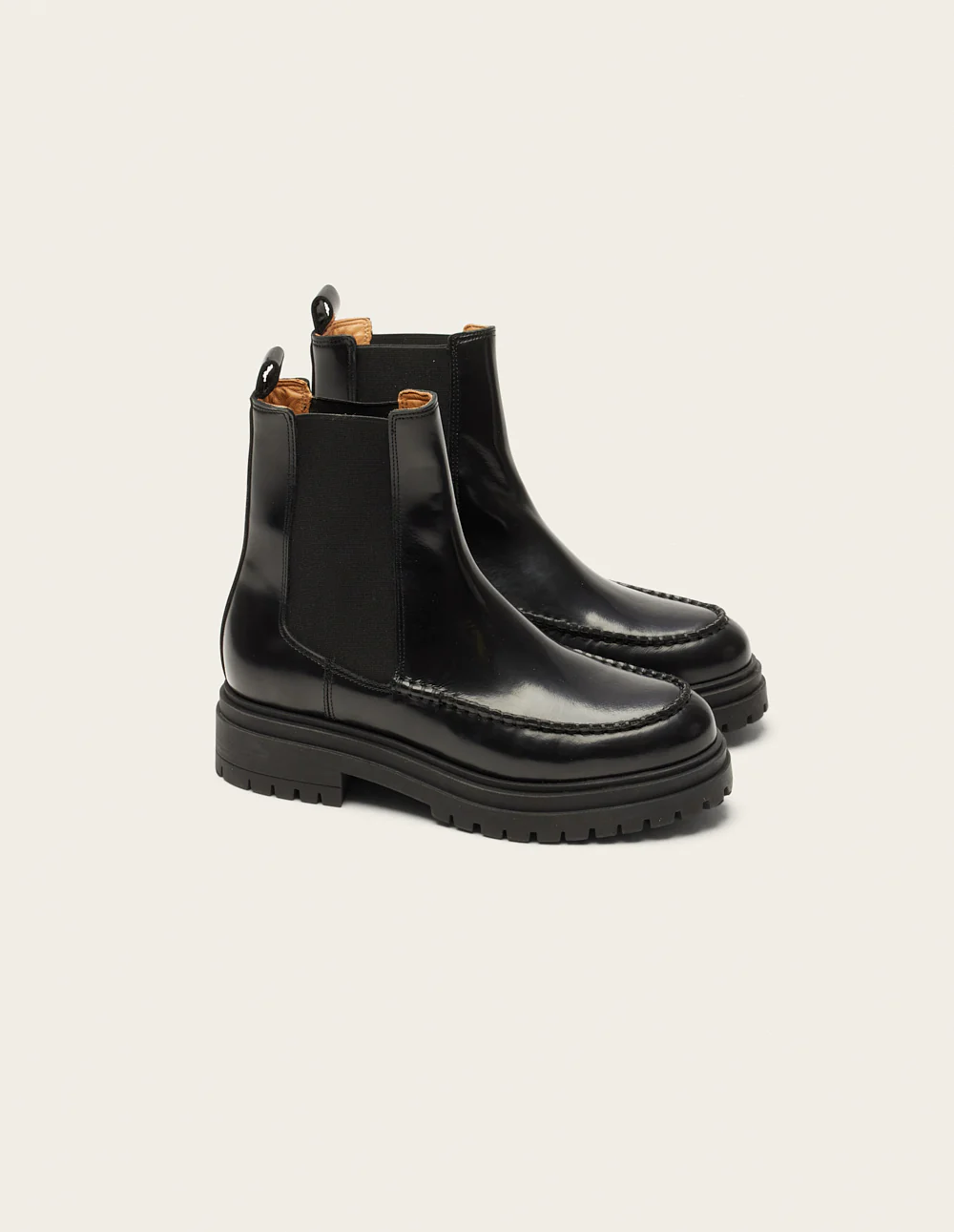 Bottines Prune - Cuir box noir - Image 4