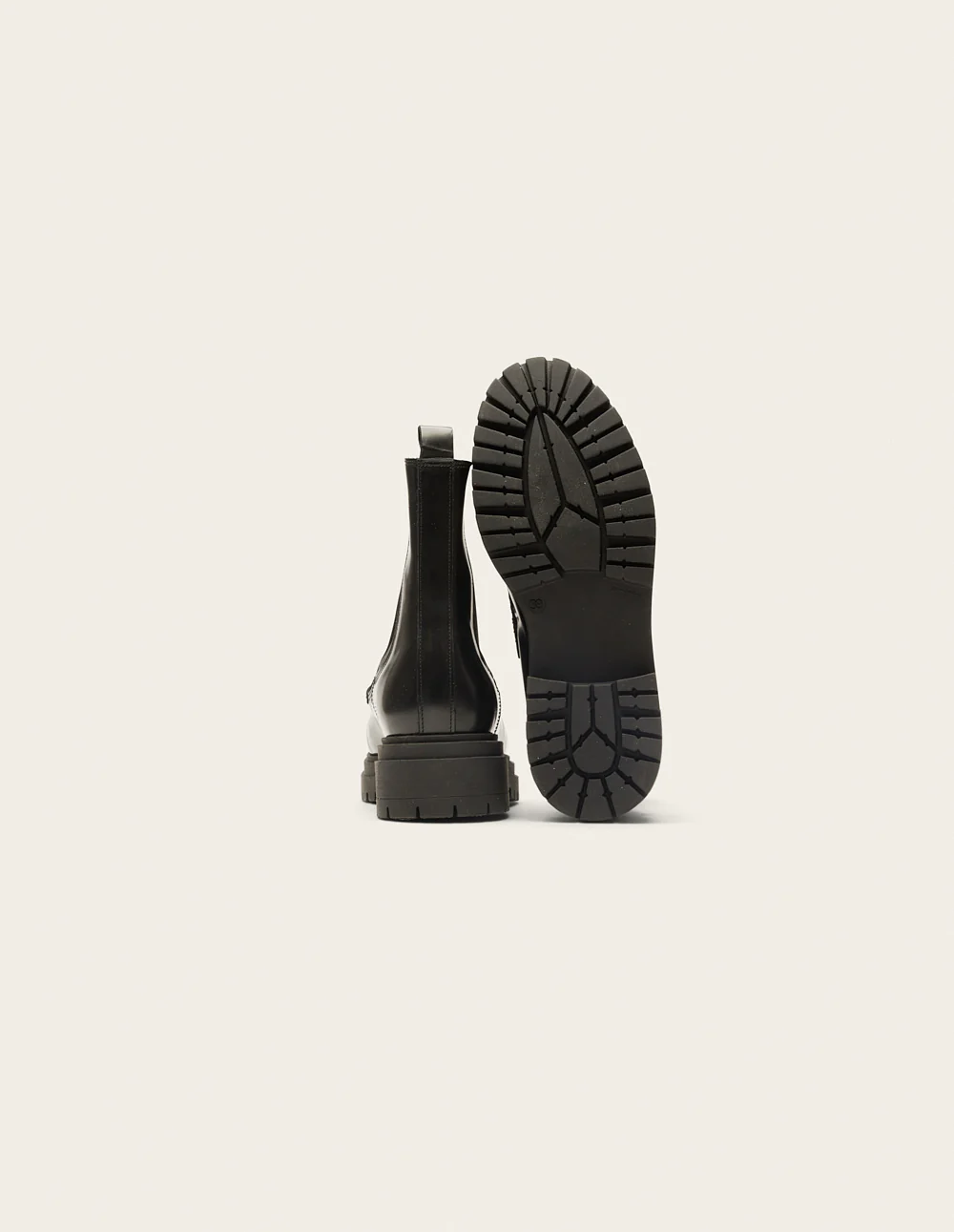 Bottines Prune - Cuir box noir - Image 5