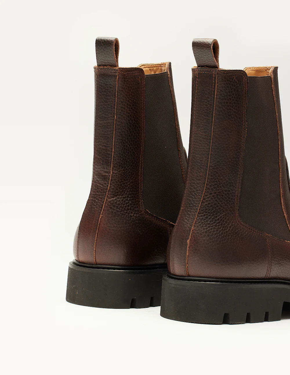 Bottines Raoul - Cuir pull up grainé marron - Image 6