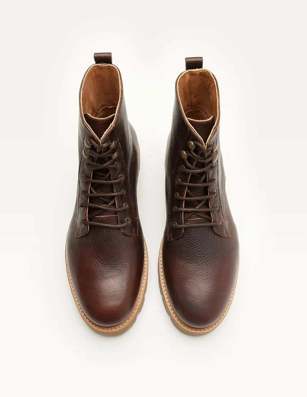 Bottines Théodore - Cuir pull-up grainé marron - Image 3
