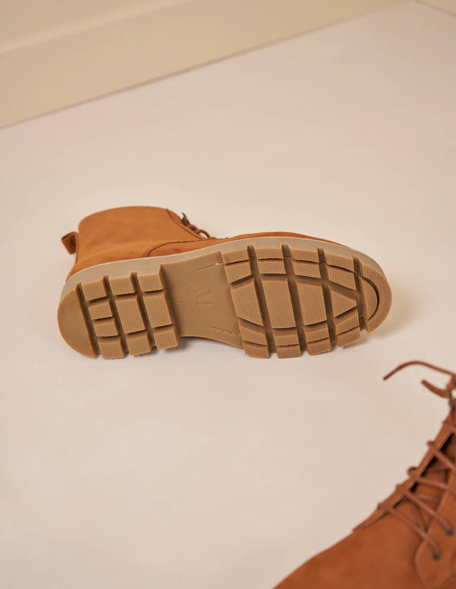 Bottines Théodore - Nubuck ambre - Image 5