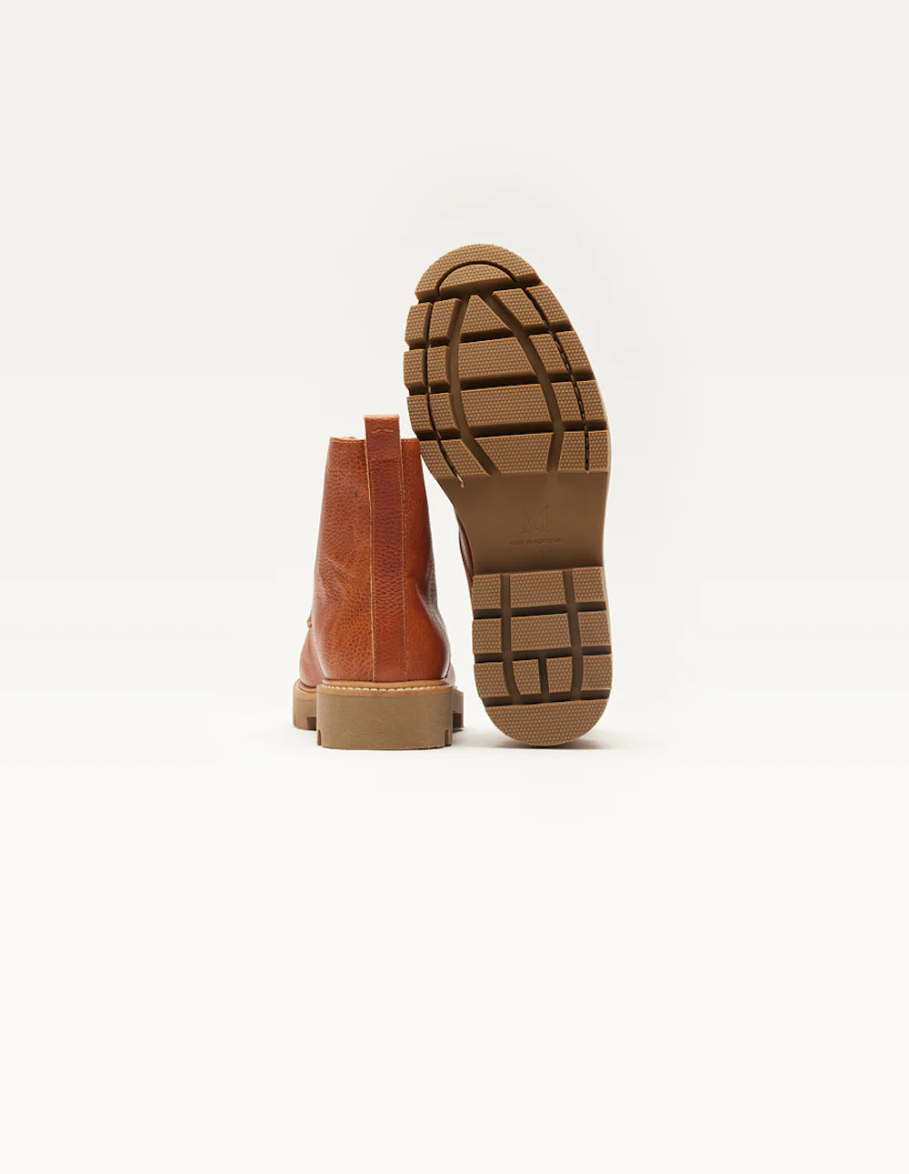 Bottines Théodore - Pull-up grainé cognac - Image 3