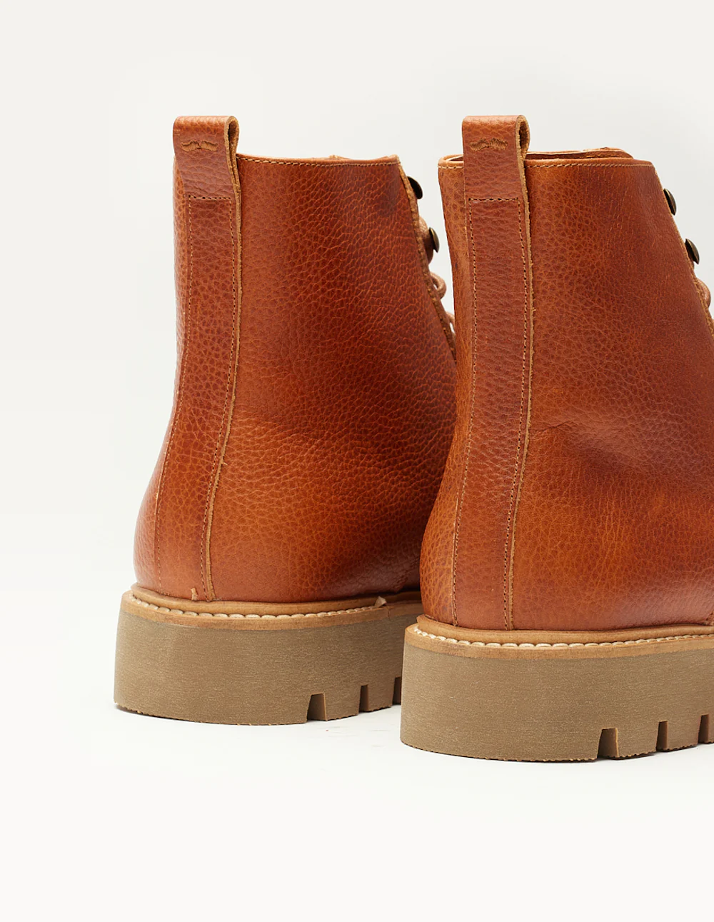 Bottines Théodore - Pull-up grainé cognac - Image 4