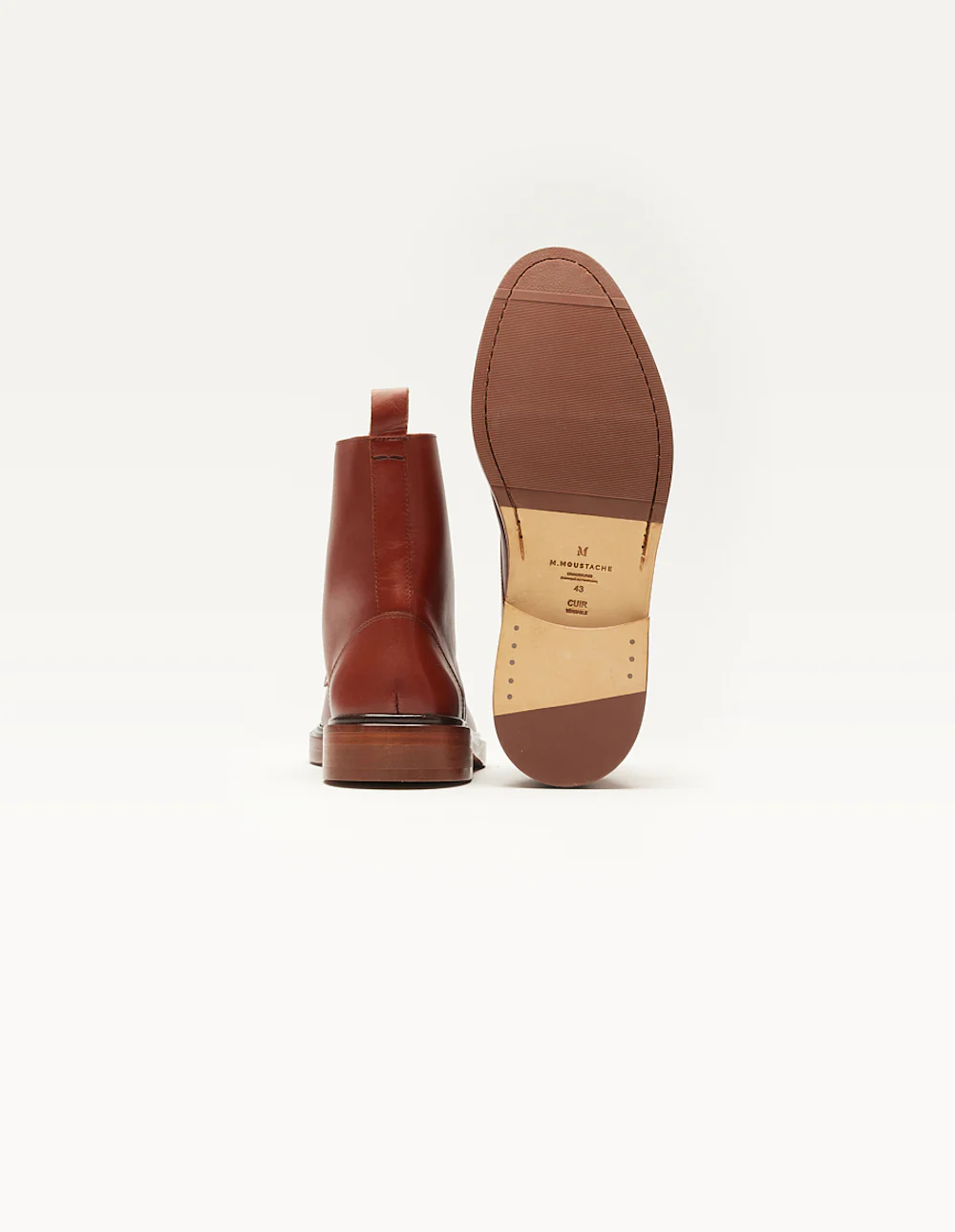 Bottines Timothée - Cuir cognac - Image 3