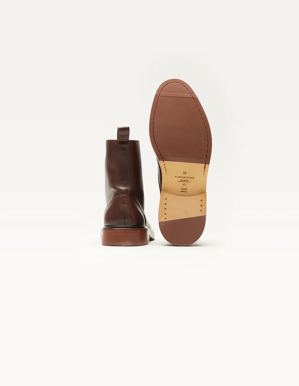 Bottines Timothée - Cuir marron - Image 3
