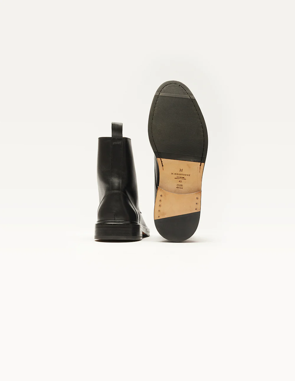 Bottines Timothée - Cuir noir - Image 3