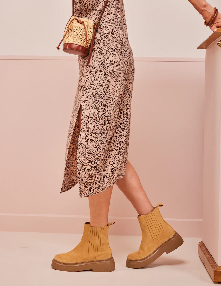 Bottines Tiphanie - Suède sable - Image 4