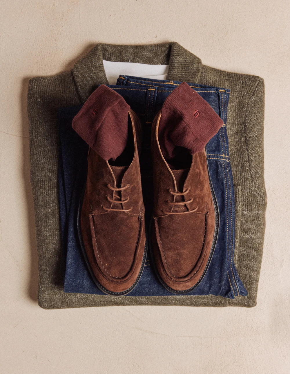 Bottines Urian - Suède marron - Image 3