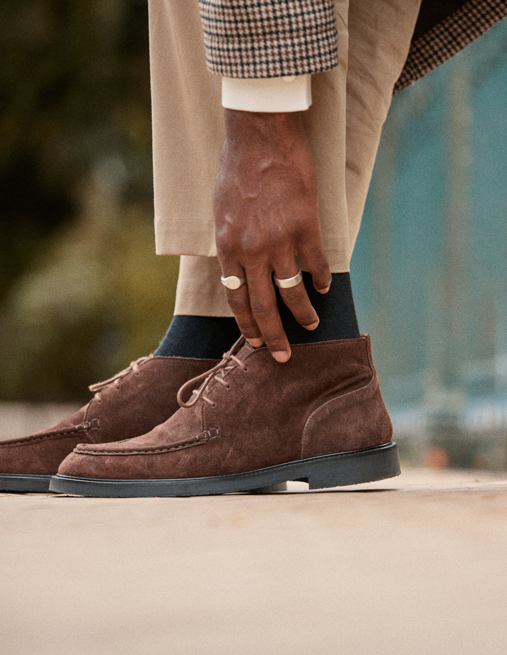 Bottines Urian - Suède marron - Image 6