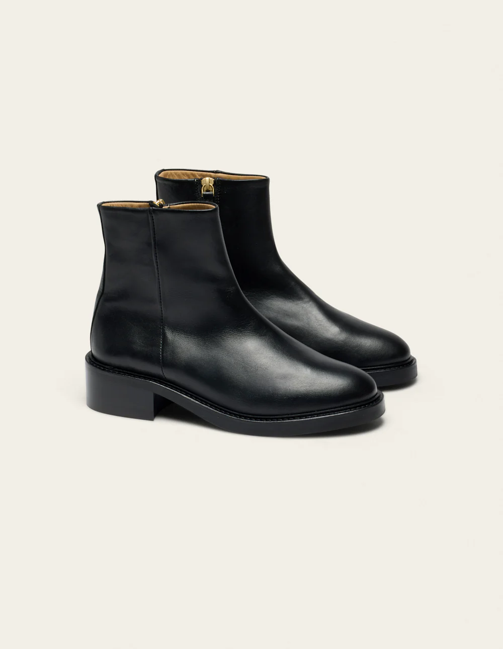 Bottines Virginie - Cuir noir - Image 3