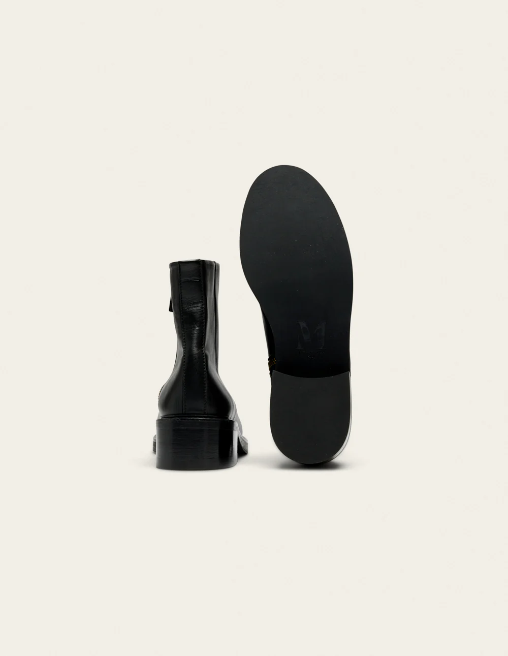 Bottines Virginie - Cuir noir - Image 4