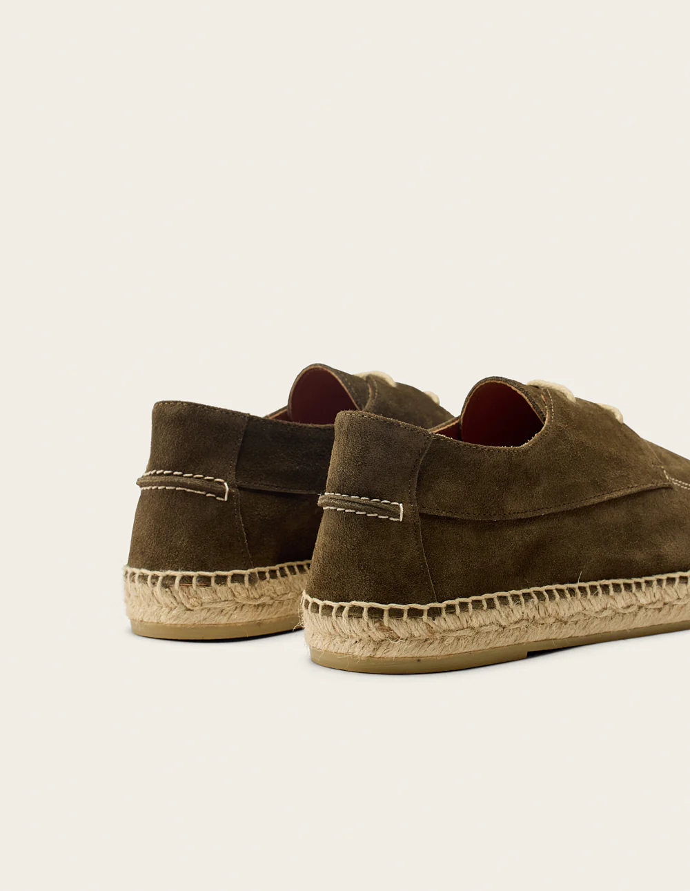 Espadrilles Charles - Suède kaki - Image 4