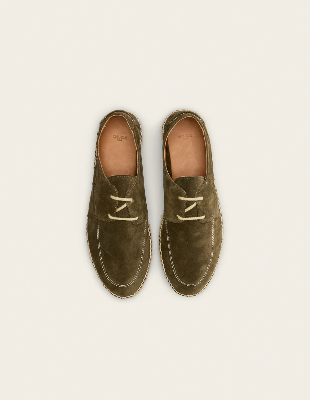 Espadrilles Charles - Suède kaki - Image 6