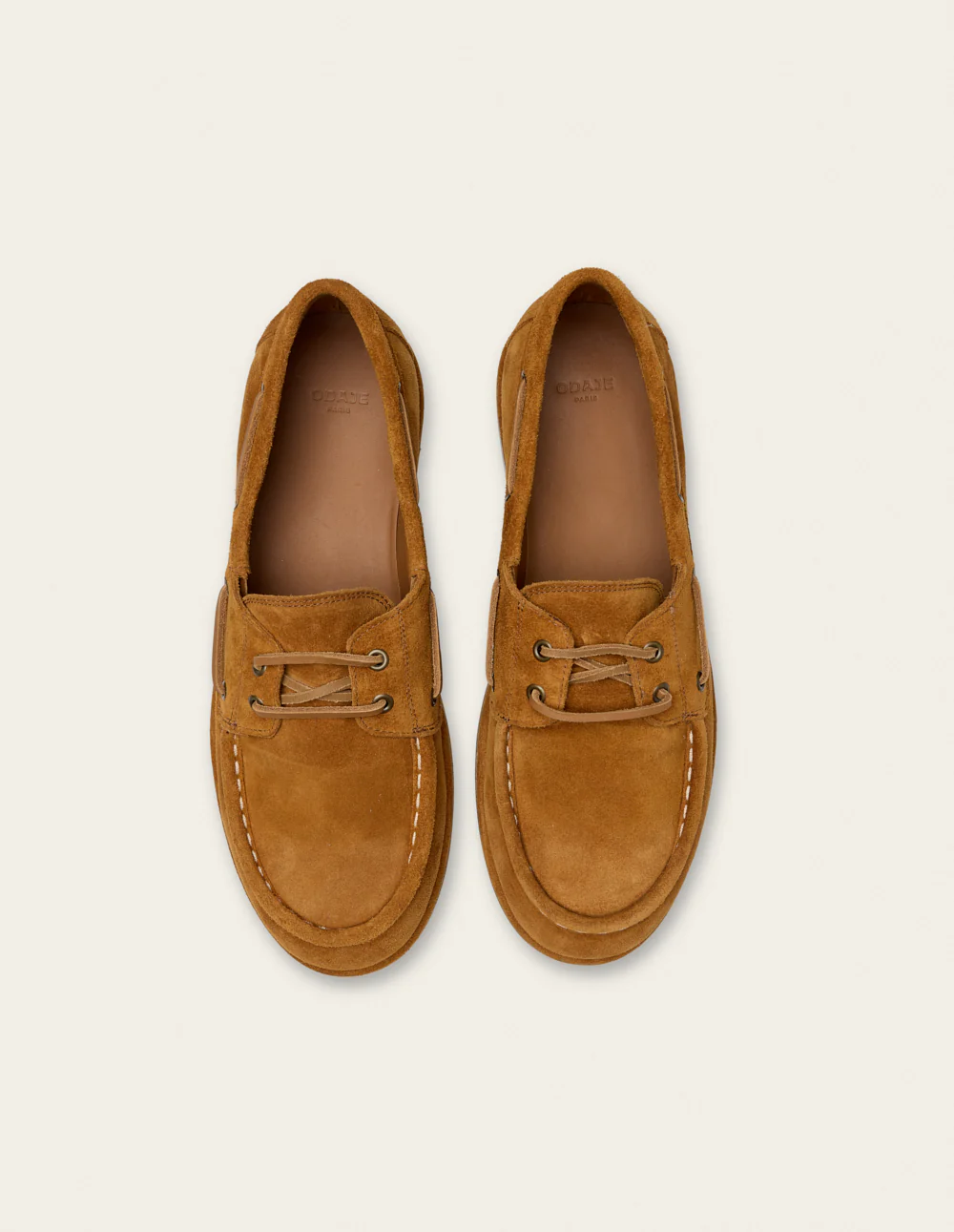 Chaussures Bateau Bosan - Suède ambre - Image 6