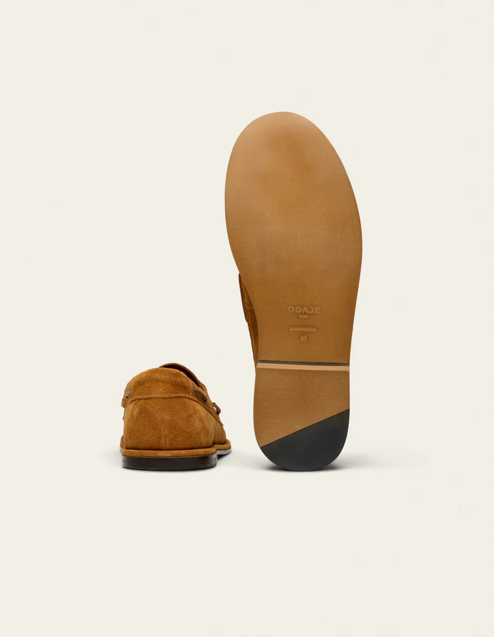 Chaussures Bateau Bosan - Suède ambre - Image 8