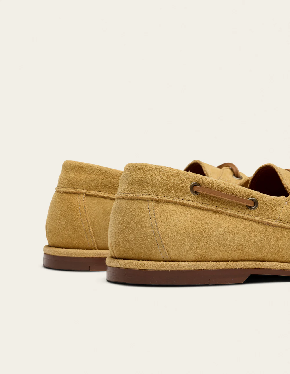 Chaussures Bateau Bosan - Suède beige - Image 5