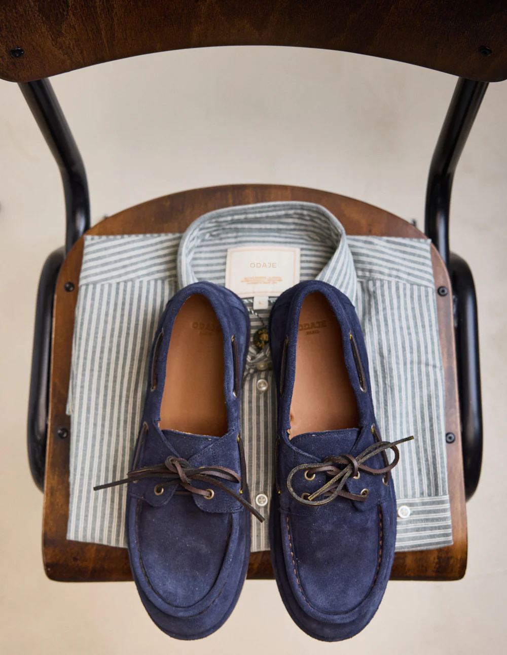 Chaussures Bateau Bosan - Suède marine - Image 5