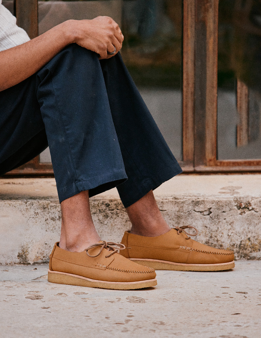 Chaussures Bateau Georges - Nubuck cognac - Image 4