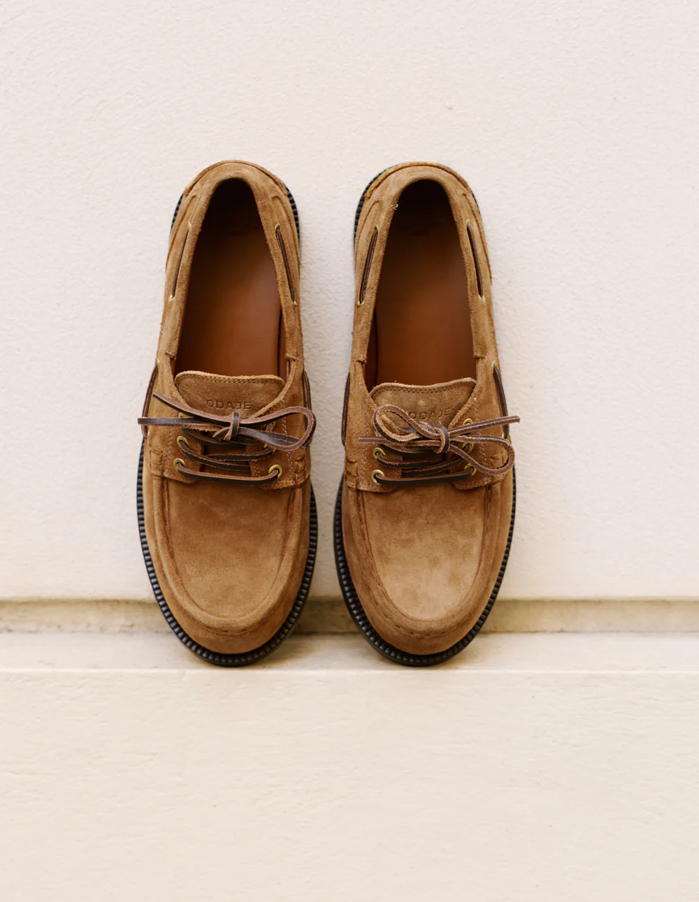 Chaussures Bateau Kinto - Suède ambre - Image 6