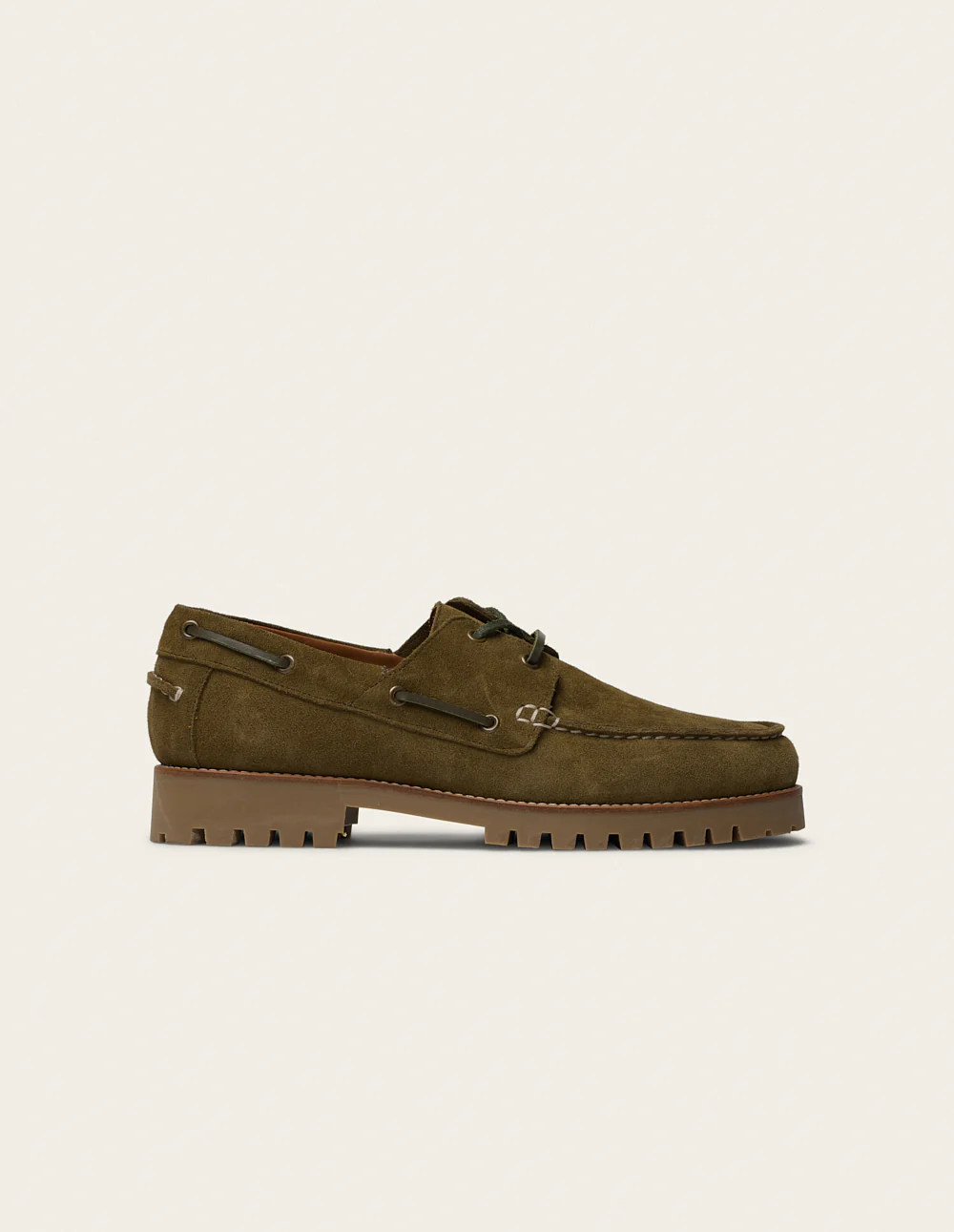 Chaussures Bateau Tom - Suède kaki - Image 2