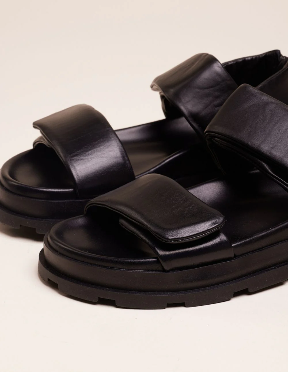 Sandales Clara - Cuir noir - Image 4