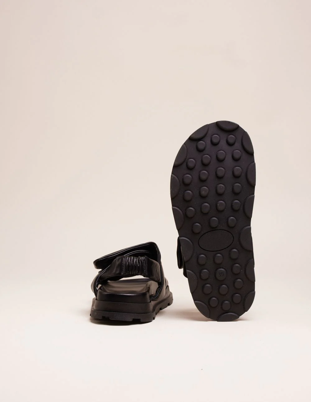 Sandales Clara - Cuir noir - Image 5