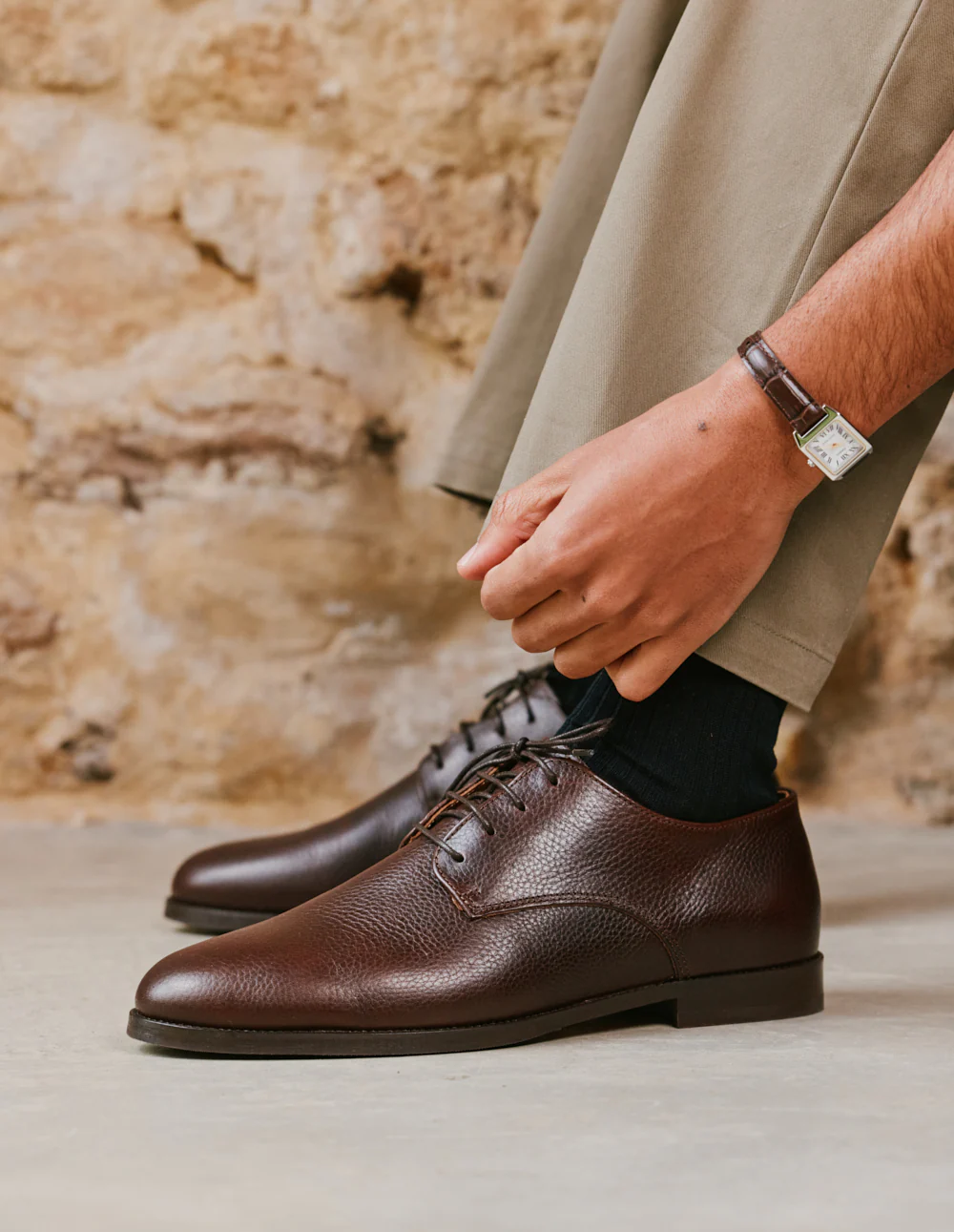 Derbies Alphonse - Pull-up Marron - Image 3