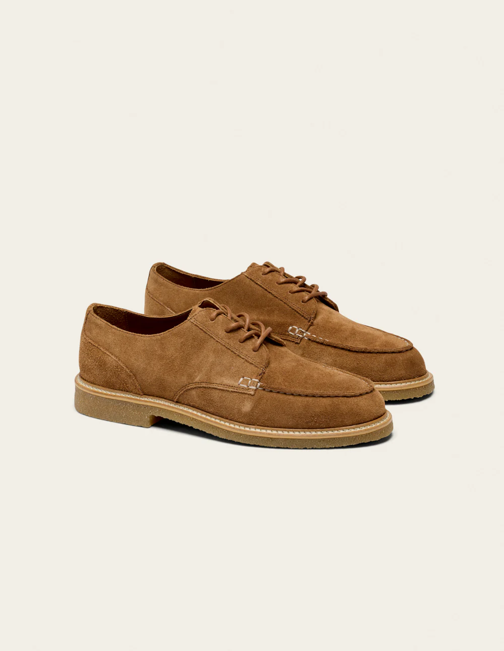 Derbies Alwin - Suède marron - Image 2