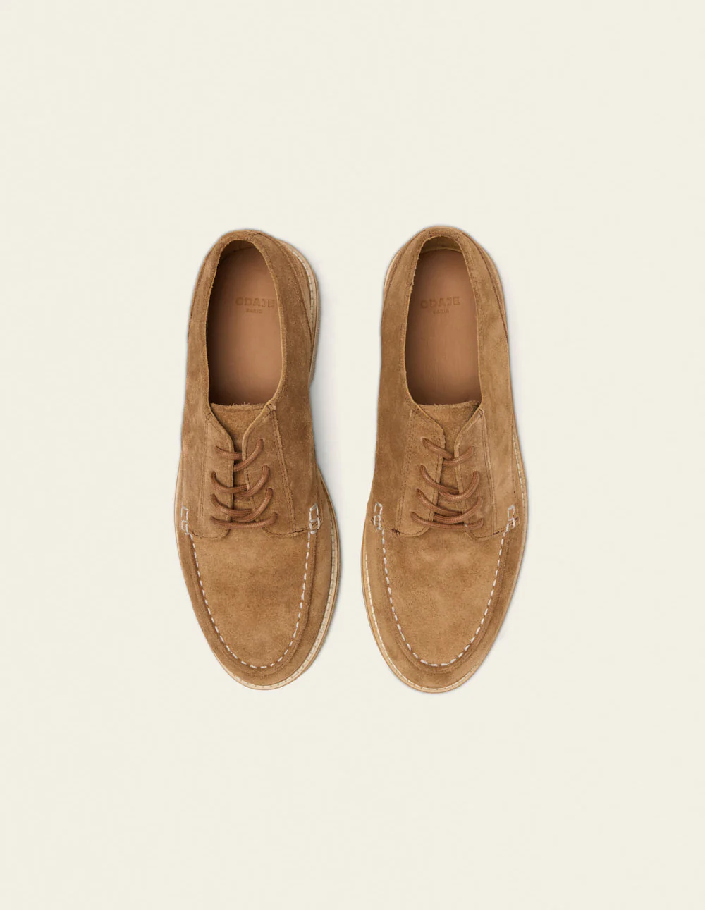 Derbies Alwin - Suède marron - Image 6