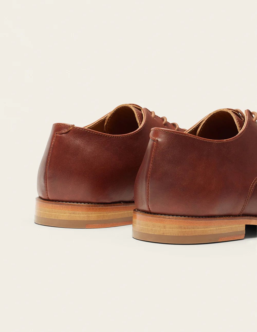Derbies Antonin - Cuir pull-up terracotta - Image 5