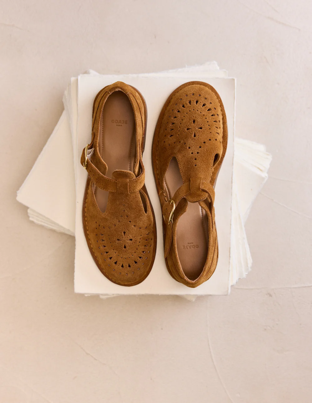 Derbies Ario - Suède ambre - Image 7