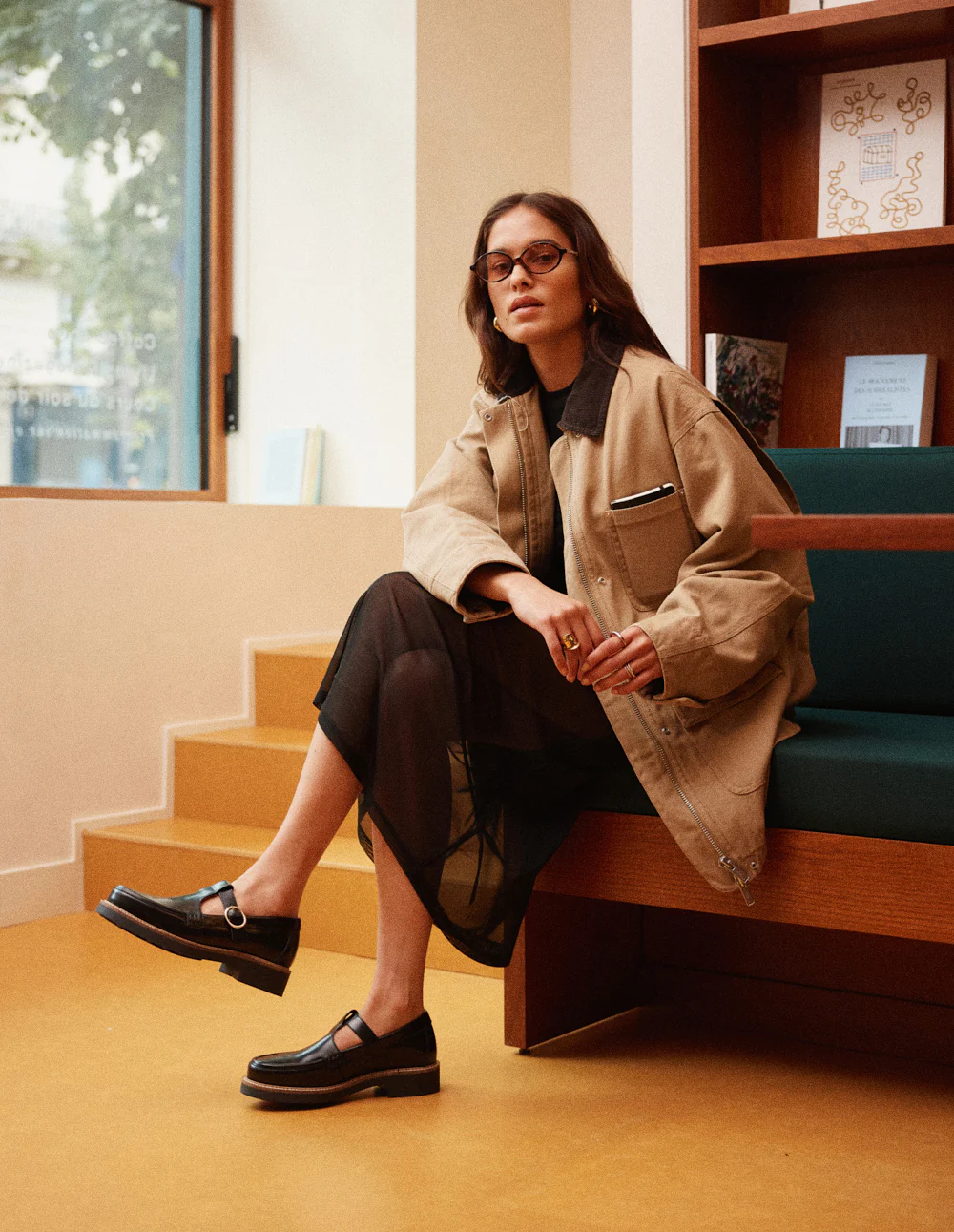 Derbies Carmen - Cuir box noir - Image 6