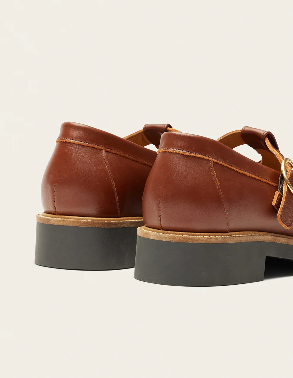 Derbies Carmen - Cuir marron - Image 4