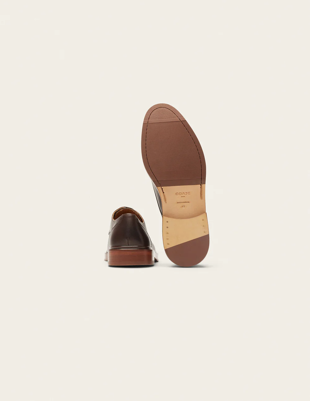 Derbies Edgar - Cuir marron - Image 6