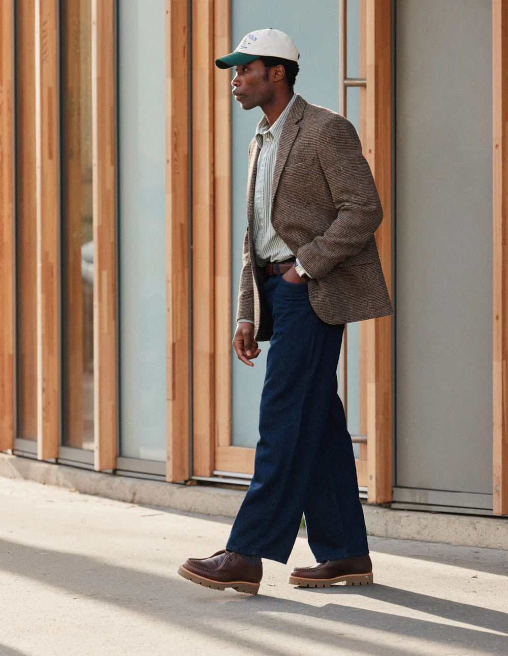 Derbies Gontran - Cuir pull up grainé marron - Image 3