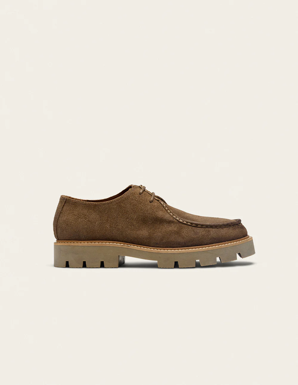 Derbies Gontran - Suède huilé taupe