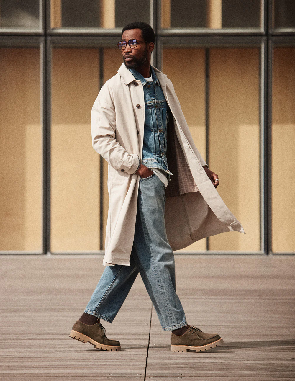 Derbies Gontran - Suède huilé taupe - Image 4