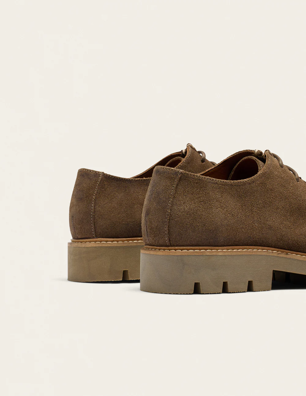 Derbies Gontran - Suède huilé taupe - Image 5