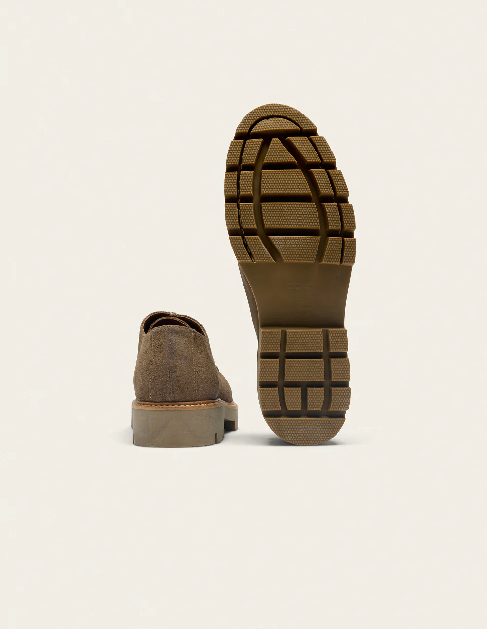 Derbies Gontran - Suède huilé taupe - Image 7
