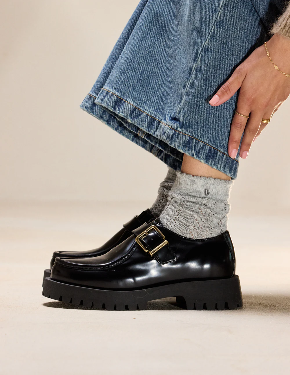 Derbies Lior - Cuir box noir - Image 3
