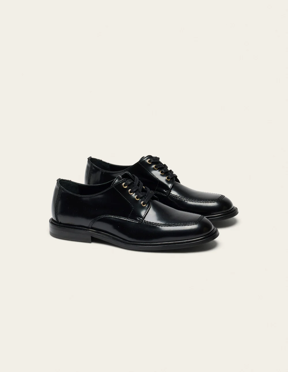 Derbies Luvi - Cuir box noir - Image 3
