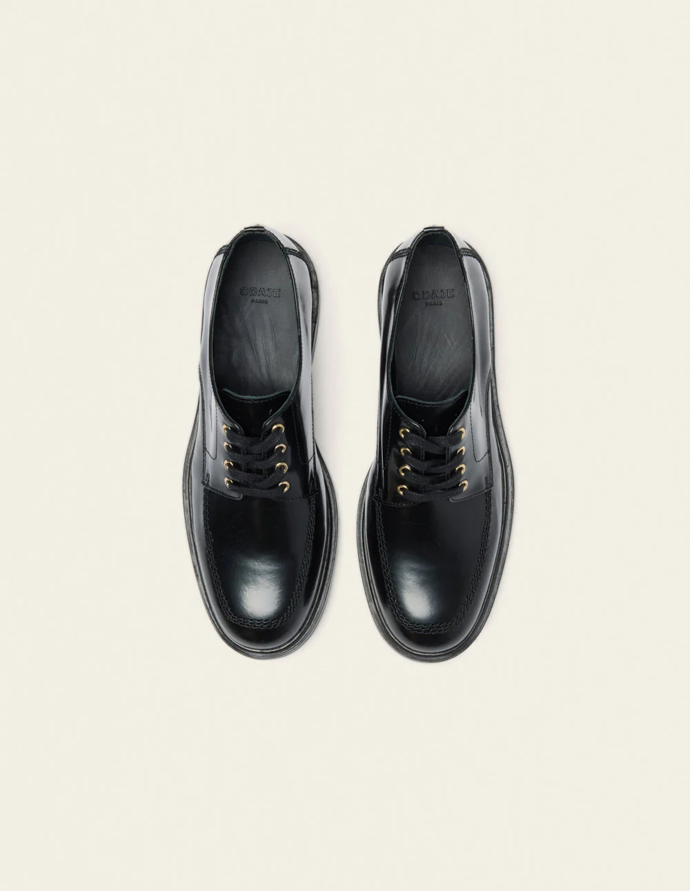 Derbies Luvi - Cuir box noir - Image 6