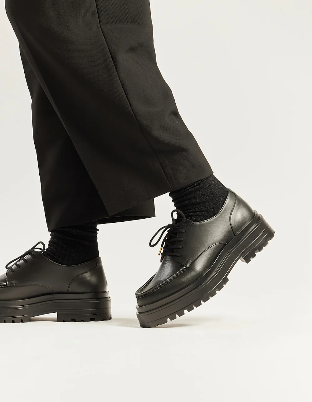 Derbies Madeline - Cuir noir - Image 3
