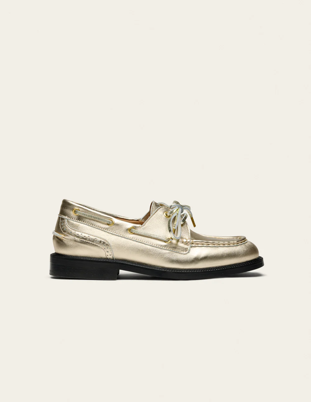 Derbies Niza - Cuir doré - Image 5